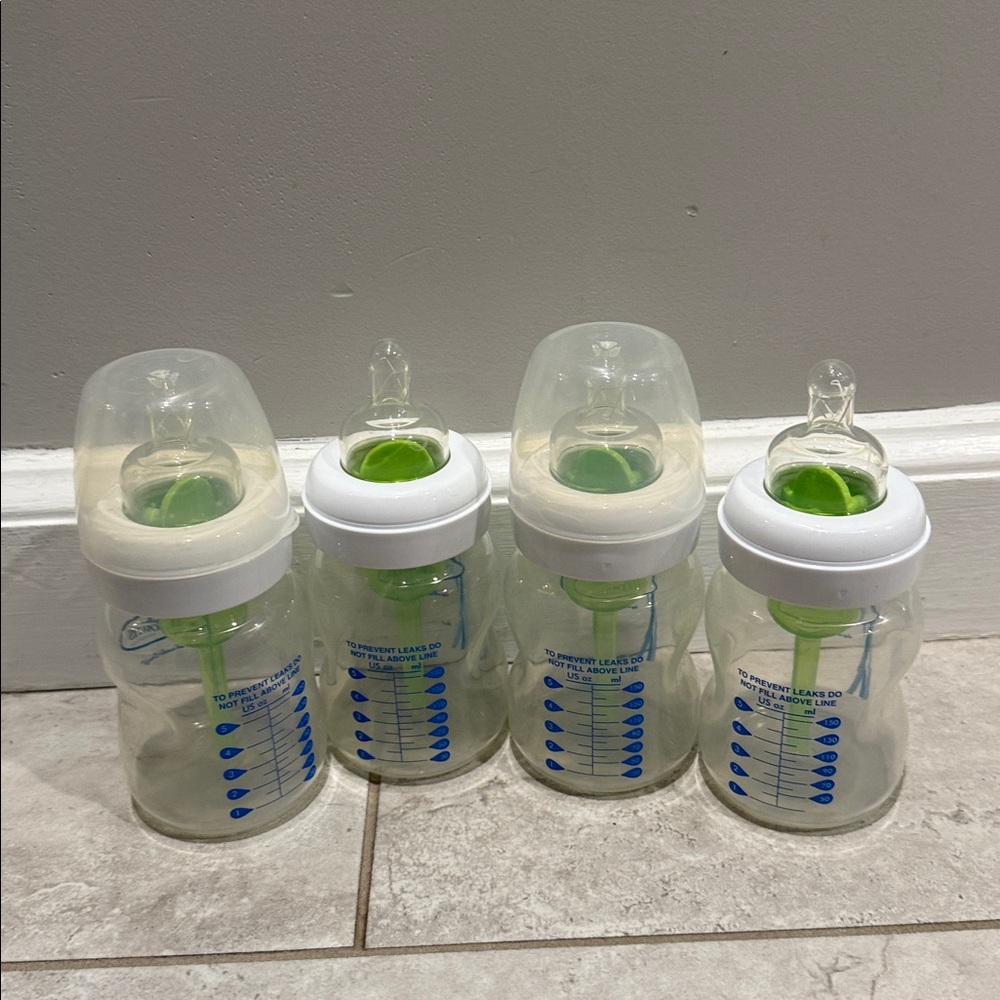 Set of 4 Dr Browns Baby Bottles